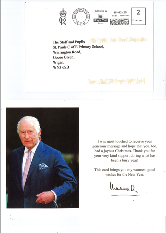 King Charles III Letter